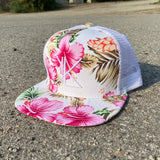Hawaiian Keʻokeʻo 'Akala Mesh Snapback