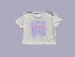 Women’s Heather Dust Carbon Crop Top