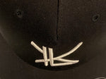 Flexfit Black Cap - White Logo