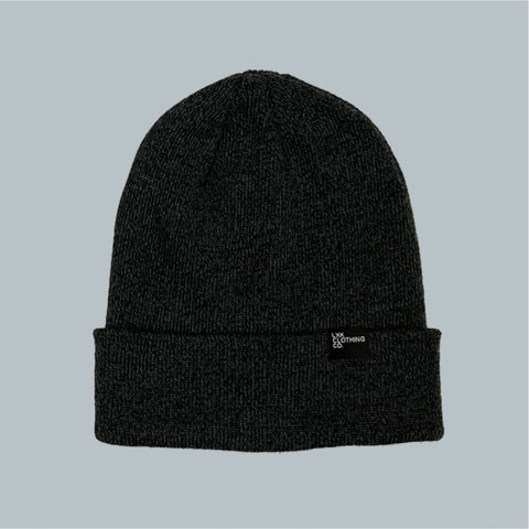 Cuffed Up Heather Charcoal Toque - Black Label