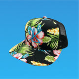 Hawaiian Eleʻele Mesh Snapback - Blue Logo