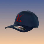 Flexfit Navy Blue Cap - Red Logo