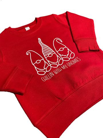 Toddler “Gnomies” Crewneck Sweater